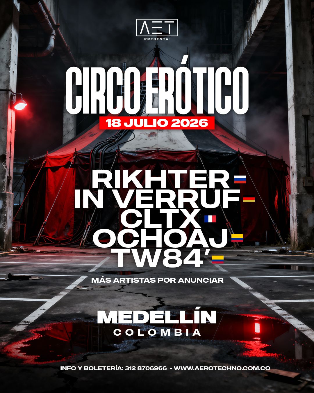 Aerotechno presenta:Circo Erótico 2026