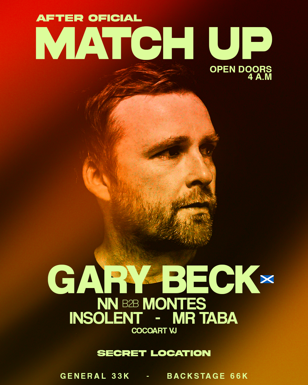 Aerotechno presenta: AFTER oficial Match Up 2026